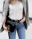 Сумка Гуччі GG Marmont Small Velvet Shoulder Bag
